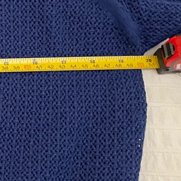 RW&CO Elbow Sleeve Blue Cotton Cardigan Size XL - EUC! - Picture 7 of 7